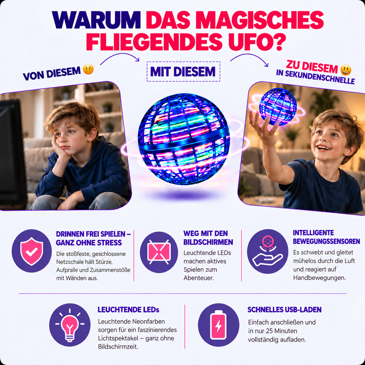 Magisches fliegendes UFO