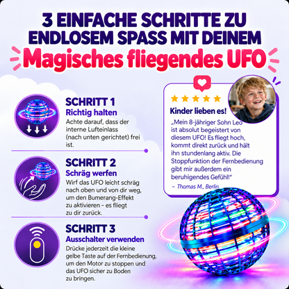 Magisches fliegendes UFO