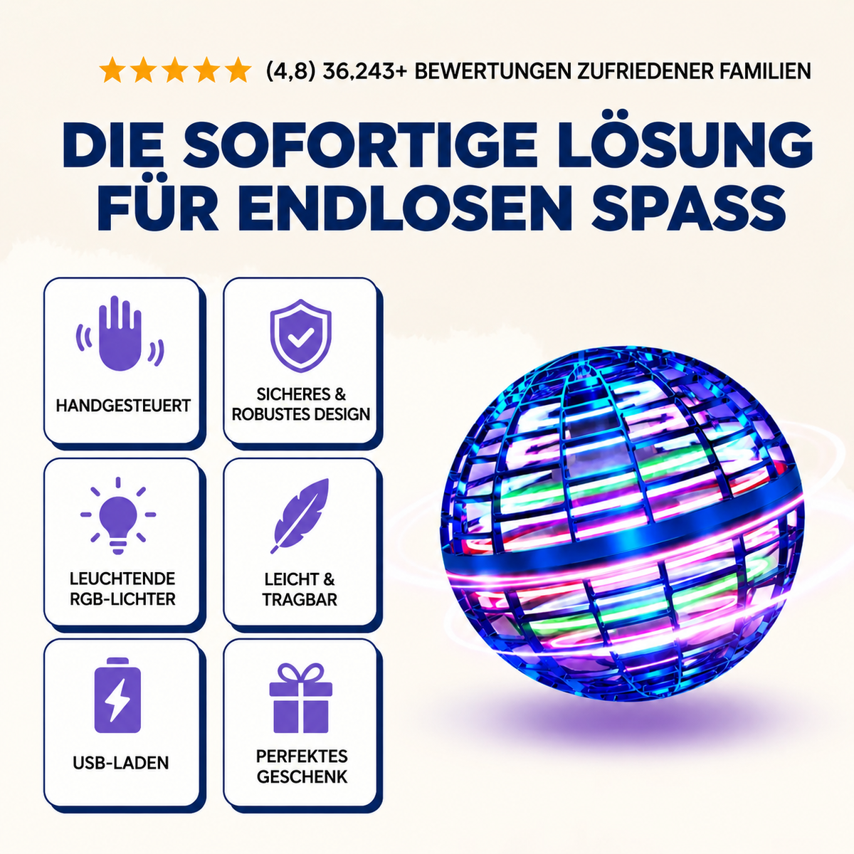 Magisches fliegendes UFO